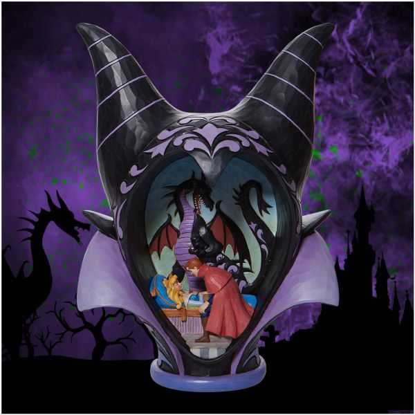 MALEFICENT HOOFDDEKSEL DIORAMA - DISNEY TRADITIONS