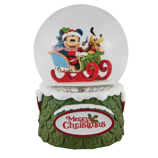 SNEEUWBOL MICKEY EN PLUTO - DISNEY TRADITIONS