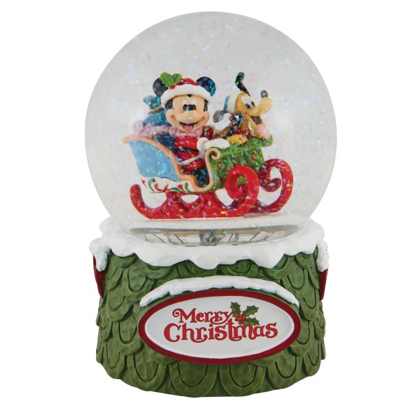 SNEEUWBOL MICKEY EN PLUTO - DISNEY TRADITIONS