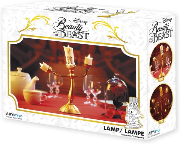 LED-LICHTLAMP - DISNEY SCHOONHEID EN HET BEEST