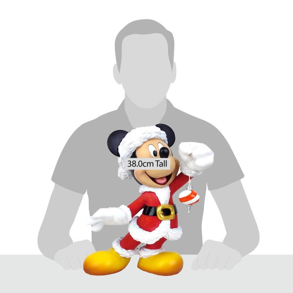 MICKEY KERSTMAN STANDBEELD - DISNEY SHOWCASE HAUTE COUTURE