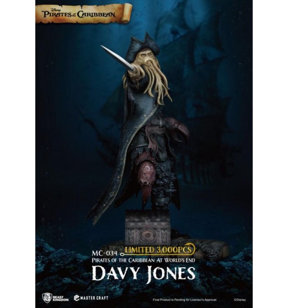 DAVY JONES PIRATEN VAN HET CARAÏBISCHE GEBIED - DISNEY MASTERCRAFT
