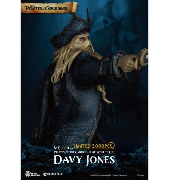 DAVY JONES PIRATEN VAN HET CARAÏBISCHE GEBIED - DISNEY MASTERCRAFT