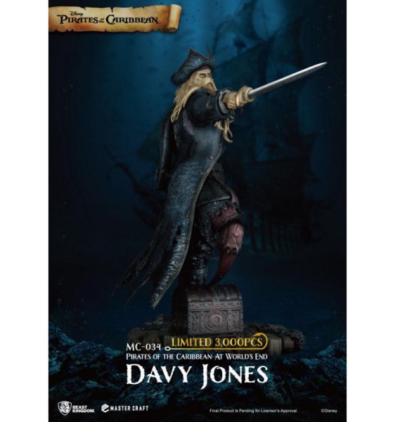 DAVY JONES PIRATEN VAN HET CARAÏBISCHE GEBIED - DISNEY MASTERCRAFT