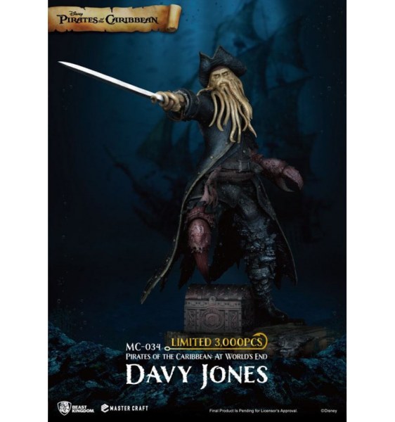 DAVY JONES PIRATEN VAN HET CARAÏBISCHE GEBIED - DISNEY MASTERCRAFT