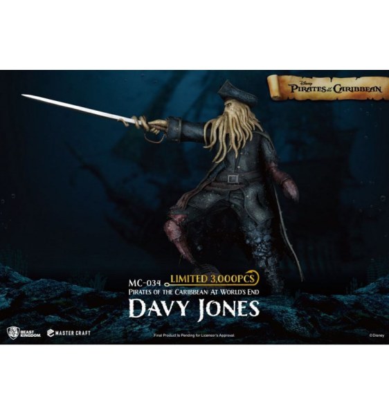 DAVY JONES PIRATEN VAN HET CARAÏBISCHE GEBIED - DISNEY MASTERCRAFT