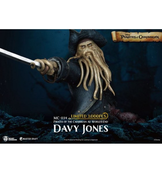 DAVY JONES PIRATEN VAN HET CARAÏBISCHE GEBIED - DISNEY MASTERCRAFT