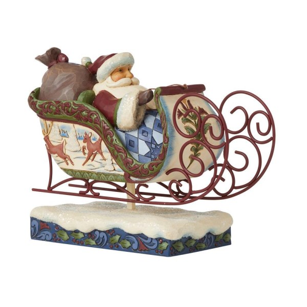 VICTORIAANSE KERSTMAN IN SLEE JIM SHORE HEARTWOOD CREEK
