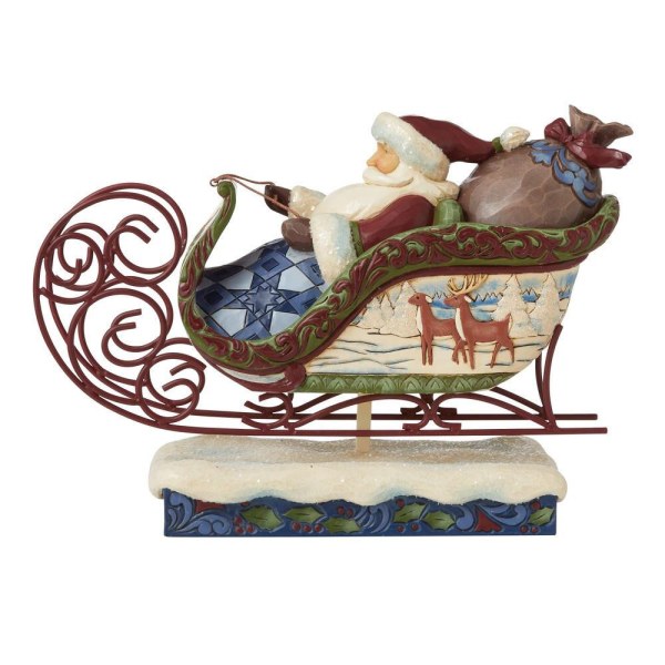 VICTORIAANSE KERSTMAN IN SLEE JIM SHORE HEARTWOOD CREEK