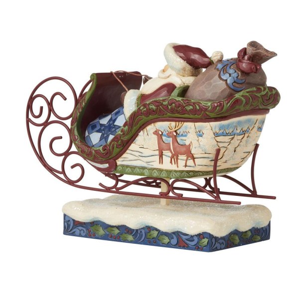 VICTORIAANSE KERSTMAN IN SLEE JIM SHORE HEARTWOOD CREEK