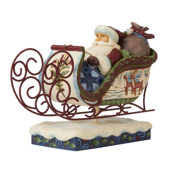 VICTORIAANSE KERSTMAN IN SLEE JIM SHORE HEARTWOOD CREEK