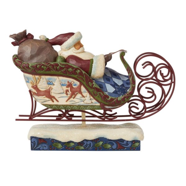VICTORIAANSE KERSTMAN IN SLEE JIM SHORE HEARTWOOD CREEK