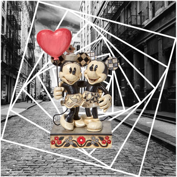 MICKEY & MINNIE HARTBALLON - DISNEY TRADITIONS