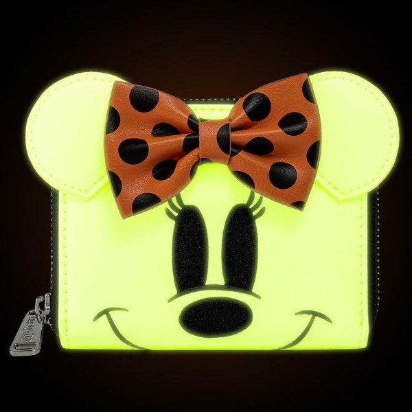 MINNIE GHOST PORTEFEUILLE ( GLOWS IN THE DARK ) - DISNEY LOUNGEFLY