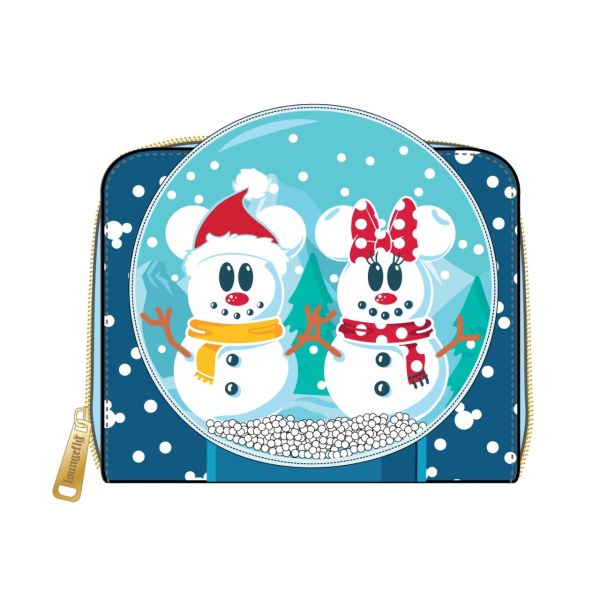 MICKEY & MINNIE SNEEUW BOL PORTEFEUILLE - DISNEY LOUNGEFLY