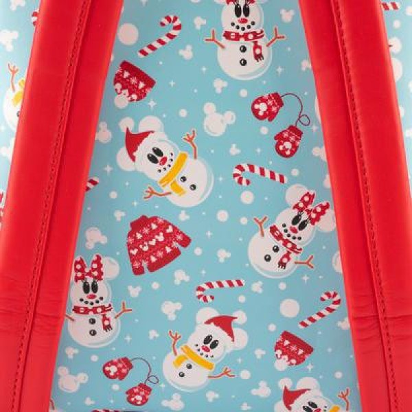 MINI RUGZAK EN HAARBAND MICKEY & MINNIE SNEEUWPOPPEN - DISNEY LOUNGEFLY