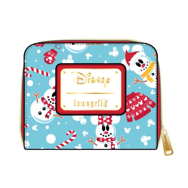 MICKEY & MINNIE SNEEUWMAN PORTEFEUILLE - DISNEY LOUNGEFLY