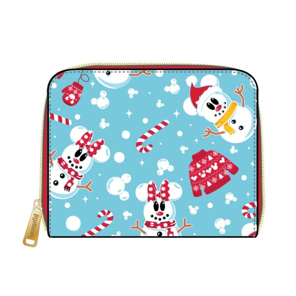 MICKEY & MINNIE SNEEUWMAN PORTEFEUILLE - DISNEY LOUNGEFLY