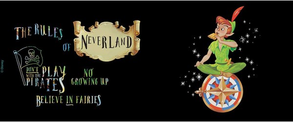 THERMOREACTIEVE BEKER PETER PAN NEVERLAND - DISNEY