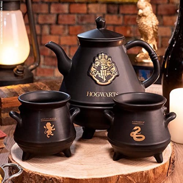 THEEPOT EN KETEL MOKKEN HOGWARTS - HARRY POTTER