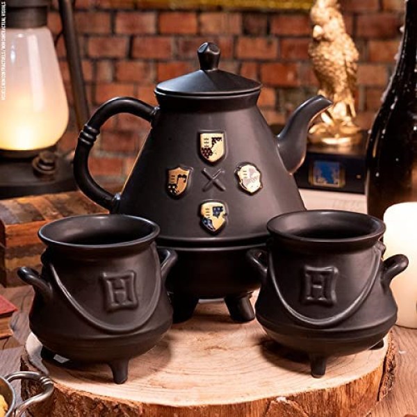 THEEPOT EN KETEL MOKKEN HOGWARTS - HARRY POTTER