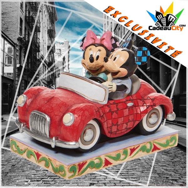 MICKEY & MINNIE IN AUTO - DISNEY TRADITIONS