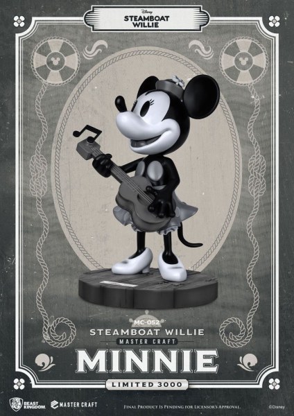 STOOMBOOT WILLIE MINNIE - DISNEY MASTERCRAFT
