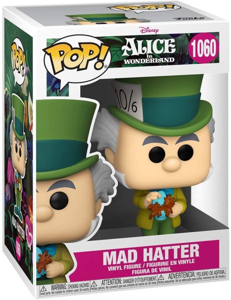 FUNKO POP! 1060 - DISNEY ALICE IN WONDERLAND - GEKKE HOEDENMAKER