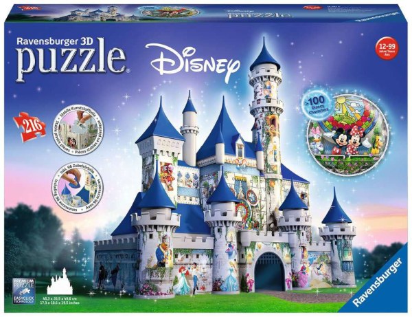 3D PUZZEL DISNEY KASTEEL (216 STUKKEN) - DISNEY
