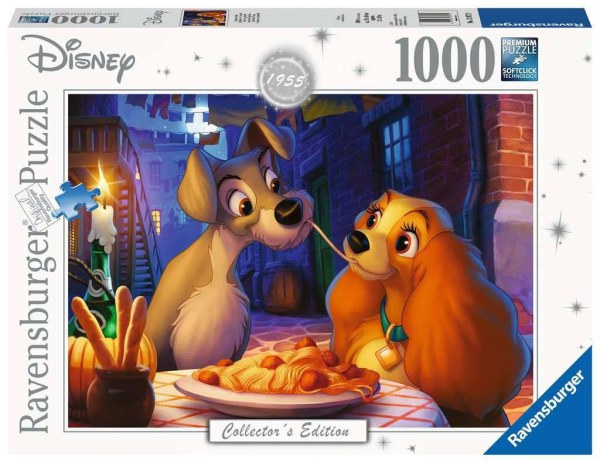 BELLE EN DE TRAMP COLLECTOR'S EDITION PUZZEL (1000 STUKS) - DISNEY