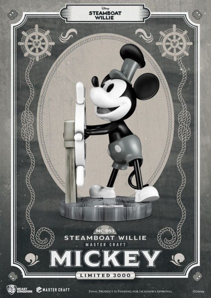 STOOMBOOT WILLIE MICKEY - DISNEY MASTERCRAFT