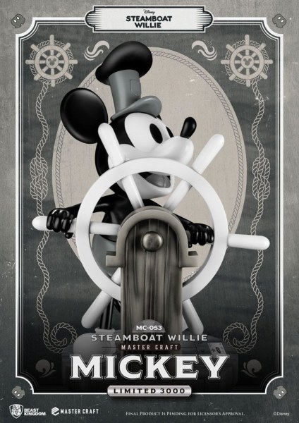 STOOMBOOT WILLIE MICKEY - DISNEY MASTERCRAFT