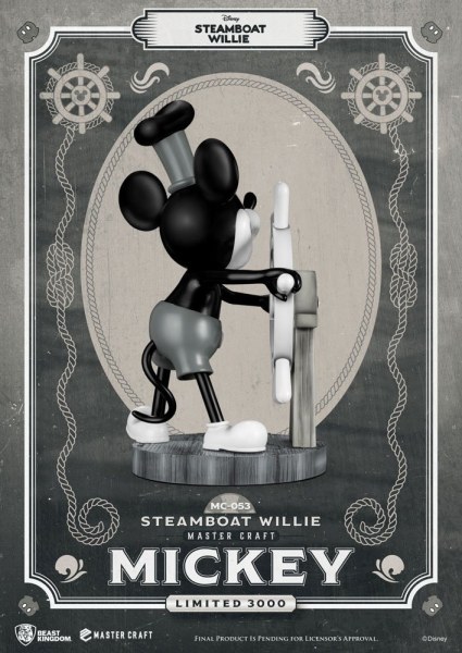 STOOMBOOT WILLIE MICKEY - DISNEY MASTERCRAFT