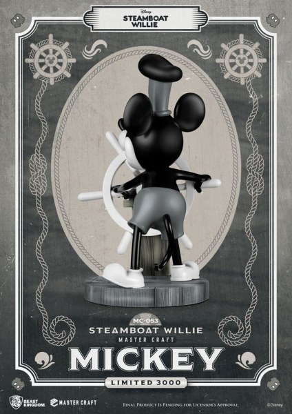STOOMBOOT WILLIE MICKEY - DISNEY MASTERCRAFT