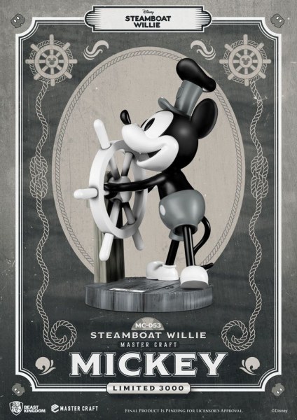 STOOMBOOT WILLIE MICKEY - DISNEY MASTERCRAFT