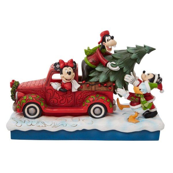 MICKEY EN VRIENDEN LADEN DE KERSTMIS IN EEN RODE VRACHTWAGEN - DISNEY TRADITIONS