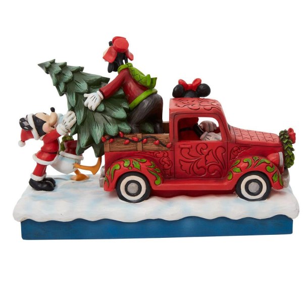 MICKEY EN VRIENDEN LADEN DE KERSTMIS IN EEN RODE VRACHTWAGEN - DISNEY TRADITIONS