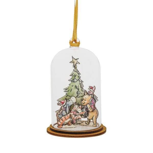 DECORATIEF KLOK ORNAMENT ALLEMAAL SAMEN MET KERSTMIS - DISNEY ENCHANTING