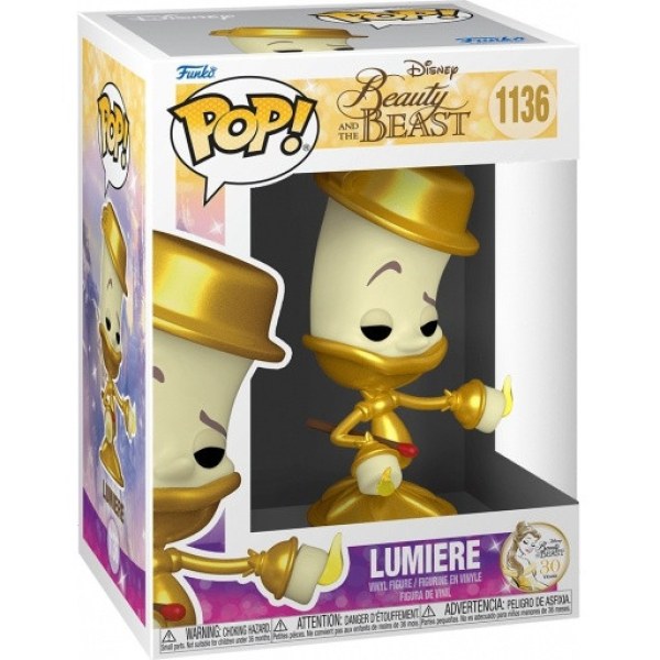 FUNKO POP! 1136 - DISNEY SCHOONHEID EN HET BEEST - LUMIERE