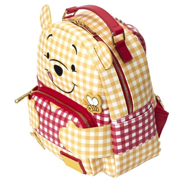 WINNIE DE POEH GINGHAM MINI RUGZAK - DISNEY LOUNGEFLY