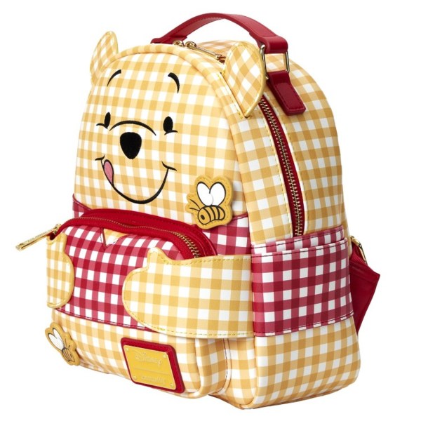 WINNIE DE POEH GINGHAM MINI RUGZAK - DISNEY LOUNGEFLY