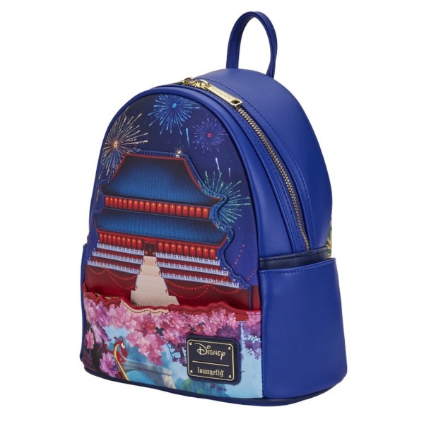 CASTLE SERIES MULAN MINI RUGZAK - DISNEY LOUNGEFLY