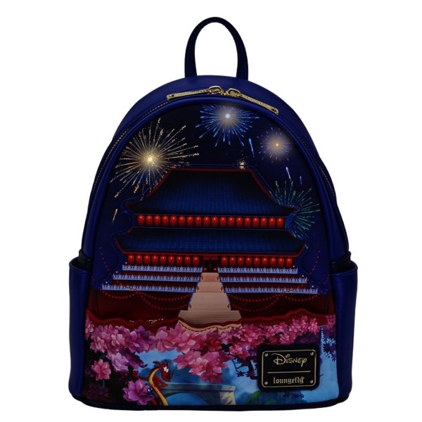 CASTLE SERIES MULAN MINI RUGZAK - DISNEY LOUNGEFLY