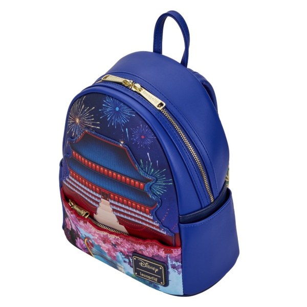 CASTLE SERIES MULAN MINI RUGZAK - DISNEY LOUNGEFLY
