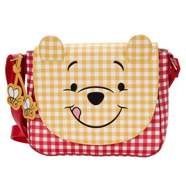 WINNIE DE POEH GINGHAM SCHOUDEDTAS - DISNEY LOUNGEFLY
