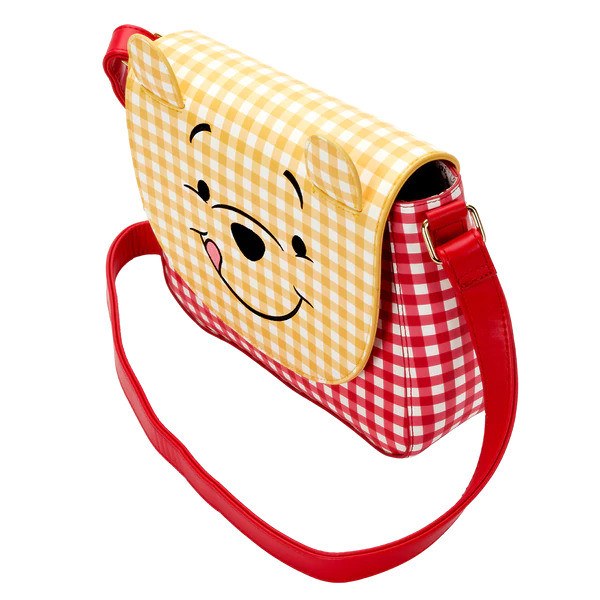 WINNIE DE POEH GINGHAM SCHOUDEDTAS - DISNEY LOUNGEFLY