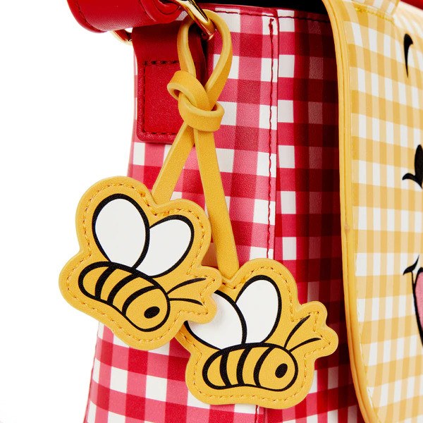 WINNIE DE POEH GINGHAM SCHOUDEDTAS - DISNEY LOUNGEFLY