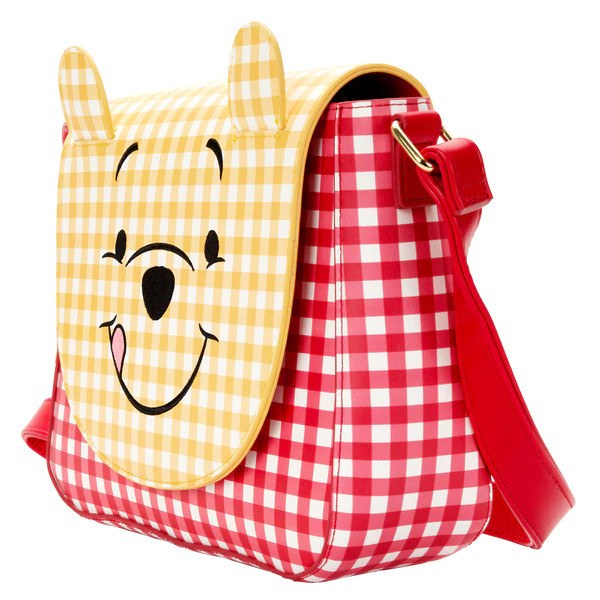 WINNIE DE POEH GINGHAM SCHOUDEDTAS - DISNEY LOUNGEFLY