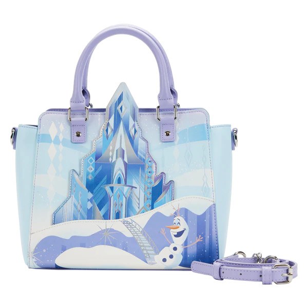 FROZEN PRINSES KASTEEL SCHOUDEDTASSEN - DISNEY LOUNGEFLY