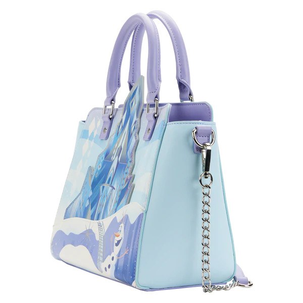 FROZEN PRINSES KASTEEL SCHOUDEDTASSEN - DISNEY LOUNGEFLY